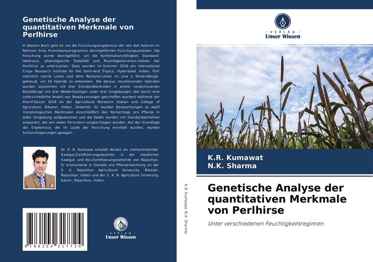 Produktbild: Genetische Analyse der quantitativen Merkmale von Perlhirse