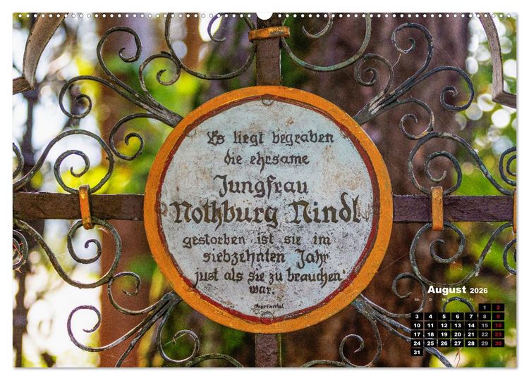 Produktbild: Lustige Marterlspr&uuml;che (hochwertiger Premium Wandkalender 2026 DIN A2 quer), Kunstdruck in Hochglanz