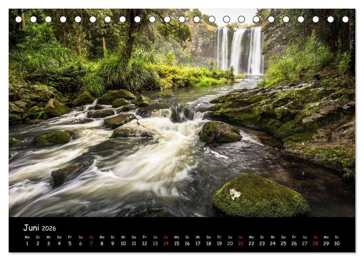 Produktbild: Sehnsucht nach Neuseeland (Tischkalender 2026 DIN A5 quer), CALVENDO Monatskalender