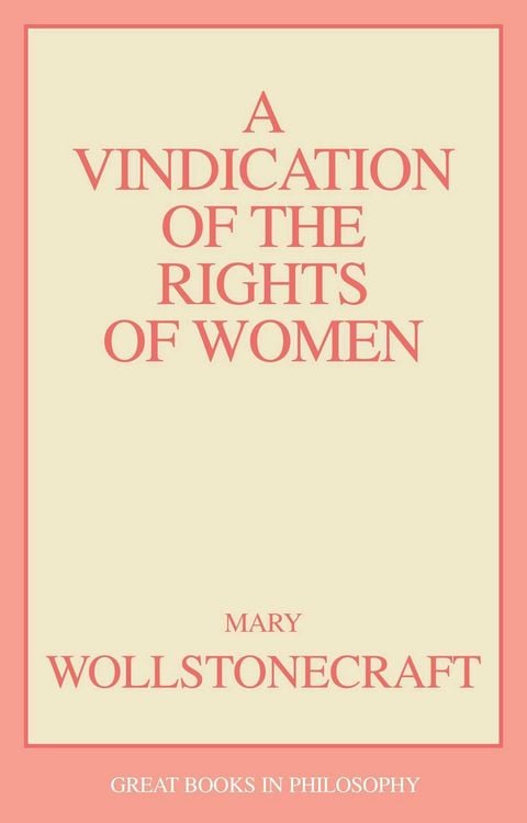 Produktbild: A Vindication of the Rights of Woman
