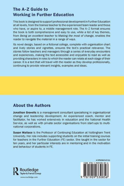 Produktbild: The A-Z Guide to Working in Further Education