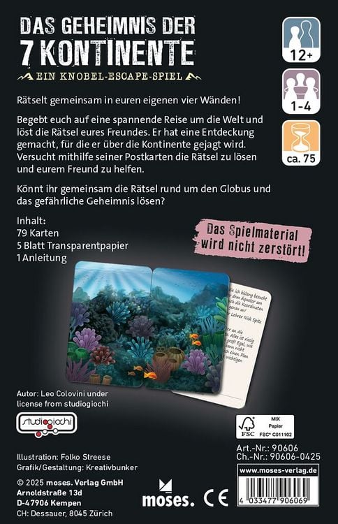 Produktbild: Das Geheimnis der 7 Kontinente