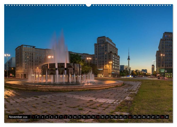 Produktbild: Berlin - Faszination Hauptstadt (Wandkalender 2026 DIN A2 quer), CALVENDO Monatskalender