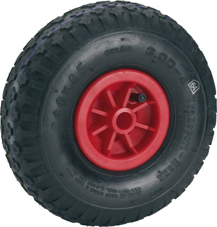 Produktbild: d&ouml;rner + helmer 740309R Rad-Luftreifen Rad-Durchmesser: 260 mm Tragf&auml;higkeit (max.): 150 kg 1 St.