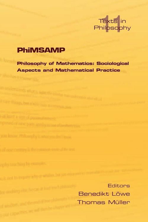 Produktbild: Phimsamp. Philosophy of Mathematics