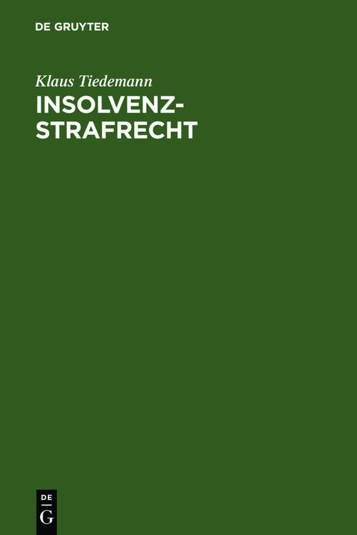 Produktbild: Insolvenz-Strafrecht