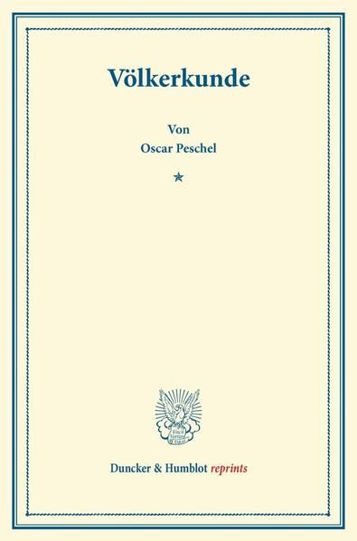 Produktbild: V&ouml;lkerkunde.
