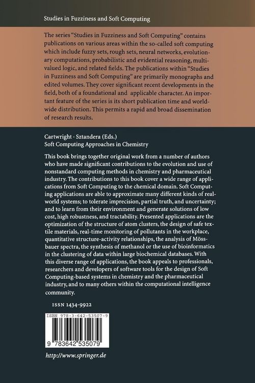 Produktbild: Soft Computing Approaches in Chemistry