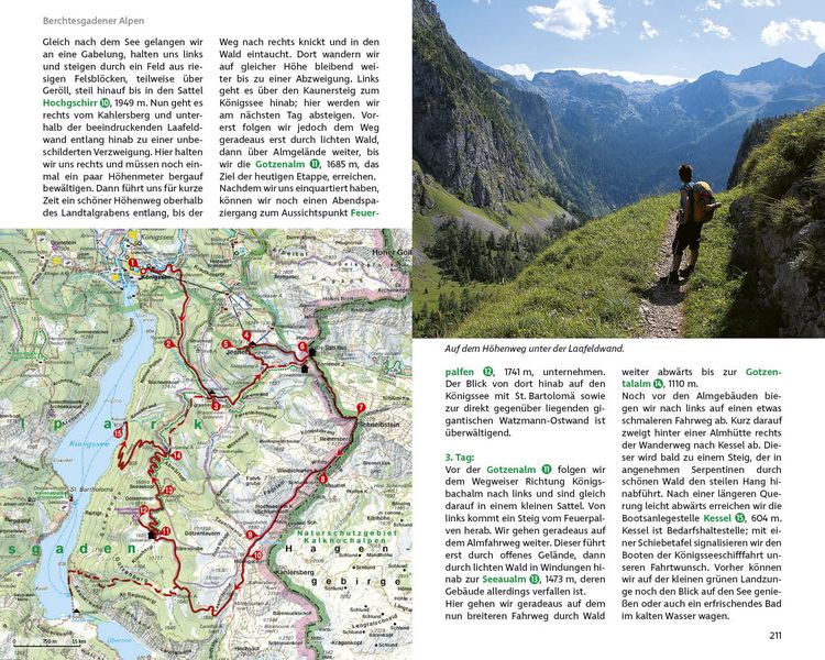 Produktbild: ROTHER Wanderbuch H&uuml;ttentouren Bayerische Alpen mit angrenzendem Tirol. 30 Touren f&uuml;r 2-4 Tage