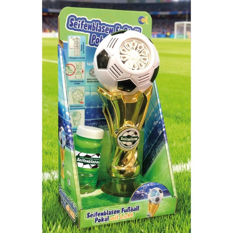 Produktbild: Seifenblasenmaschine Fu&szlig;ballpokal