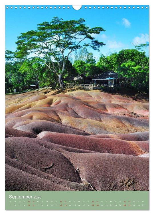 Produktbild: Erlebe mit mir das Inselparadies Mauritius (Wandkalender 2026 DIN A3 hoch), CALVENDO Monatskalender