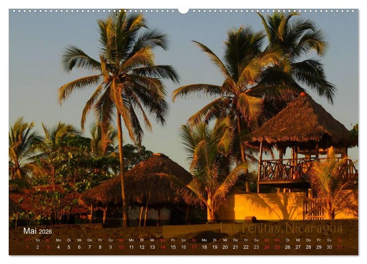 Produktbild: Von Mexiko nach Panama in 12 Monaten (hochwertiger Premium Wandkalender 2026 DIN A2 quer), Kunstdruck in Hochglanz