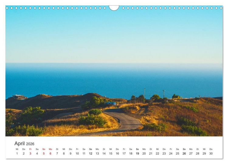 Produktbild: Am Strand von Malibu (Wandkalender 2026 DIN A3 quer), CALVENDO Monatskalender