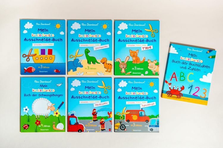 Produktbild: Mein kunterbuntes Buch der Buchstaben und Zahlen. Spielerisch das Alphabet und die Zahlen von 1 bis 20 lernen. F&uuml;r Vorschulkinder ab 5 Jahren