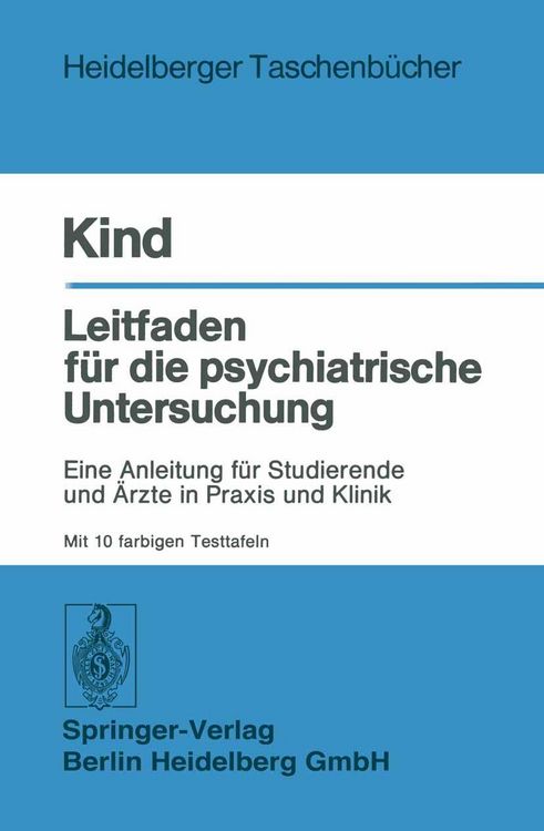 Produktbild: Leitfaden f&uuml;r die psychiatrische Untersuchung