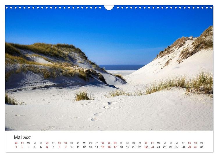 Produktbild: Amrum - Perle der Nordsee (Wandkalender 2027 DIN A3 quer), CALVENDO Monatskalender