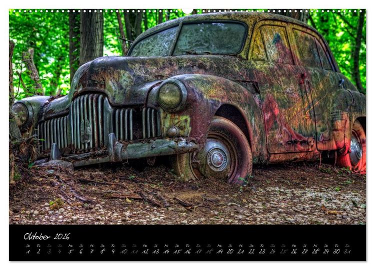Produktbild: Oldtimer - Vergessene Sch&ouml;nheiten (Wandkalender 2026 DIN A2 quer), CALVENDO Monatskalender