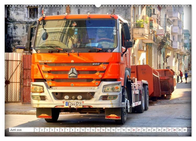 Produktbild: China Truck - Chinesische Nutzfahrzeuge (Wandkalender 2026 DIN A2 quer), CALVENDO Monatskalender