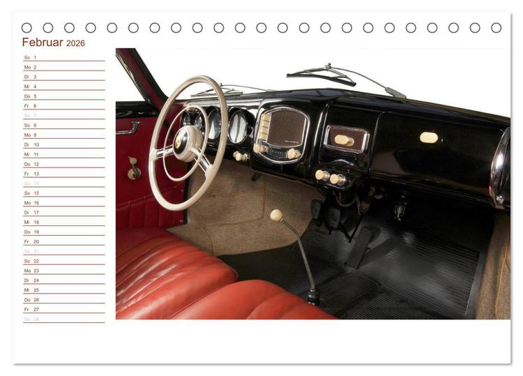 Produktbild: Classic 356 (Tischkalender 2026 DIN A5 quer), CALVENDO Monatskalender