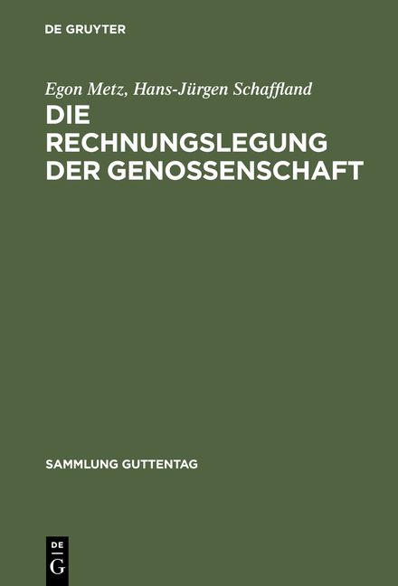 Produktbild: Die Rechnungslegung der Genossenschaft
