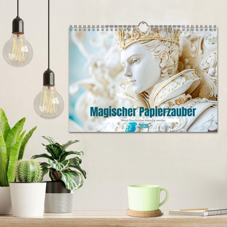 Produktbild: Magischer Papierzauber (Wandkalender 2026 DIN A4 quer), CALVENDO Monatskalender