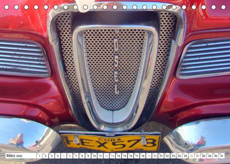 Produktbild: Auto-Legenden EDSEL (Tischkalender 2022 DIN A5 quer)