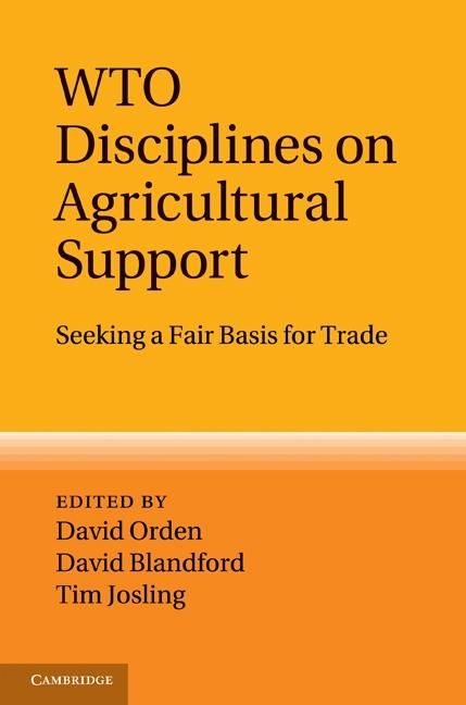Produktbild: WTO Disciplines on Agricultural Support