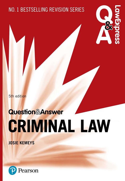 Produktbild: Law Express Question and Answer: Criminal Law