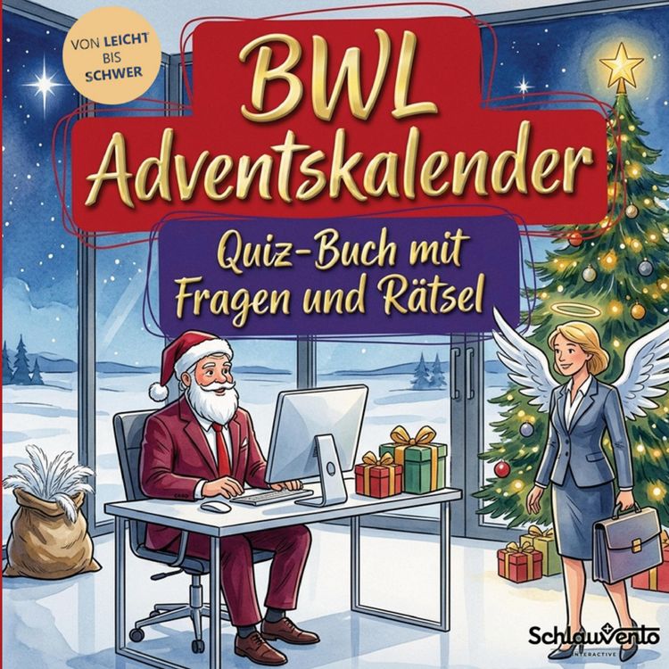Produktbild: BWL-Adventskalender: Quiz-Buch mit Fragen und R&auml;tsel