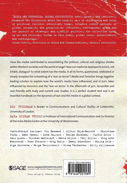 Produktbild: Media and Terrorism
