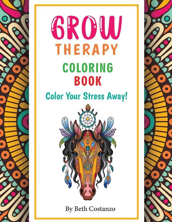 Produktbild: Grow Therapy Coloring Book - Color Your Stress Away!