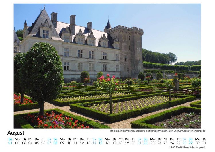 Produktbild: Schloss Villandry in Frankreich