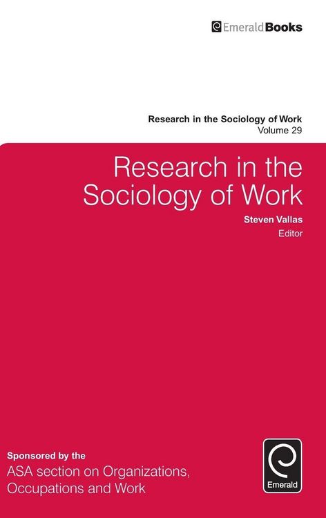 Produktbild: Research in the Sociology of Work