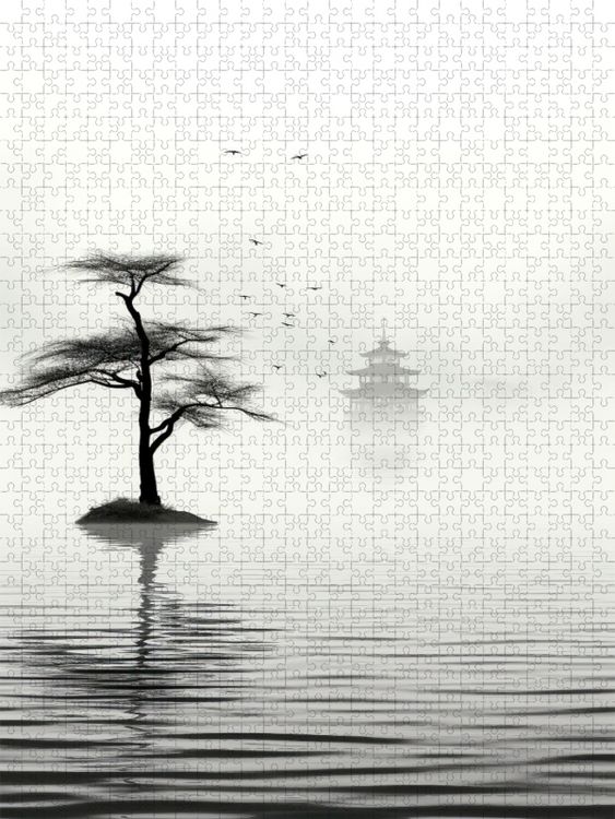 Produktbild: CALVENDO Puzzle Japan, Natur - Ruhe | 2000 Teile Lege-Gr&ouml;&szlig;e 90x67cm Foto-Puzzle f&uuml;r gl&uuml;ckliche Stunden
