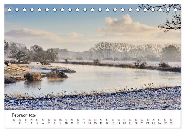Produktbild: Emsland Impressionen (Tischkalender 2026 DIN A5 quer), CALVENDO Monatskalender