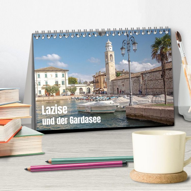 Produktbild: Lazise und der Gardasee (Tischkalender 2026 DIN A5 quer), CALVENDO Monatskalender