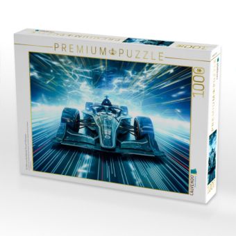 Produktbild: CALVENDO Puzzle Ein Motiv aus dem Kalender Formel E Phantasien | 1000 Teile Lege-Gr&ouml;&szlig;e 64x48cm Foto-Puzzle f&uuml;r gl&uuml;ckliche Stunden