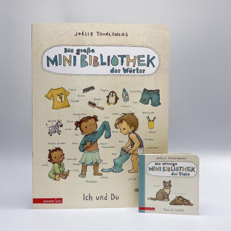 Produktbild: Die winzige Mini-Bibliothek der Tiere (Die Mini-Bibliothek der W&ouml;rter, Bd.)