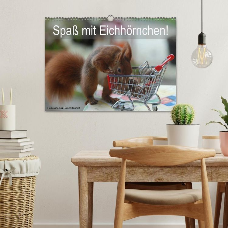 Produktbild: Spa&szlig; mit Eichh&ouml;rnchen! (Wandkalender 2027 DIN A3 quer), CALVENDO Monatskalender