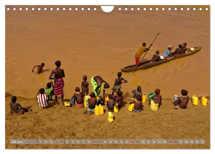 Produktbild: neunziggrad photoart: &auml;thiopien von nord nach s&uuml;d (Wandkalender 2026 DIN A4 quer), CALVENDO Monatskalender