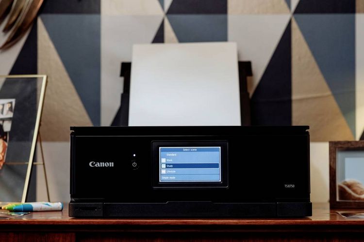 Produktbild: Canon PIXMA TS8750 Multifunktionsdrucker Tintenstrahl Farbe A4 Drucker, Scanner, Kopierer Duplex, USB, WLAN