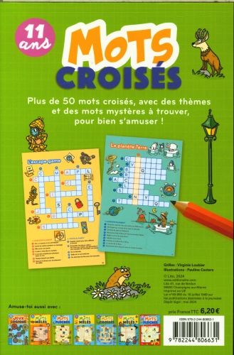 Produktbild: Mots crois&eacute;s : 11 ans