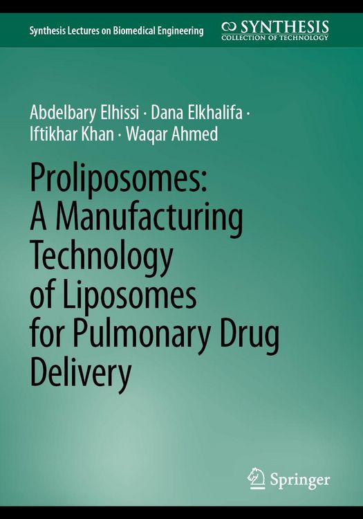 Produktbild: Proliposomes: A Manufacturing Technology of Liposomes for Pulmonary Drug Delivery