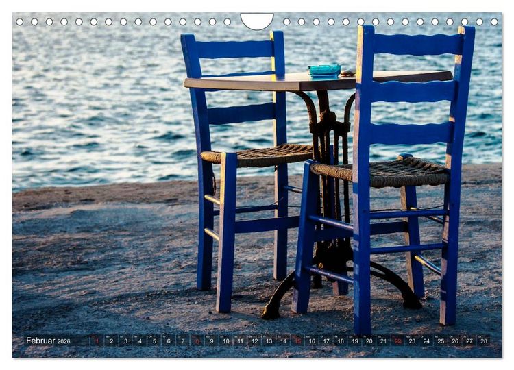 Produktbild: Griechische Momente (Wandkalender 2026 DIN A4 quer), CALVENDO Monatskalender