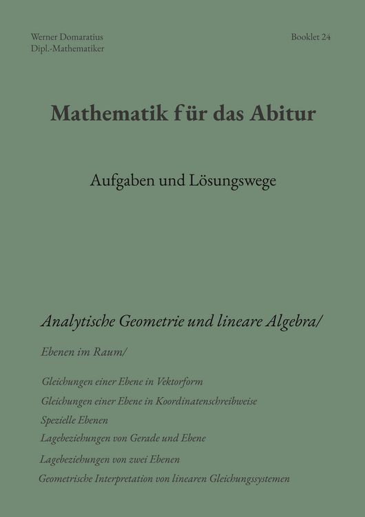 Produktbild: Mathematik f&uuml;r das Abitur