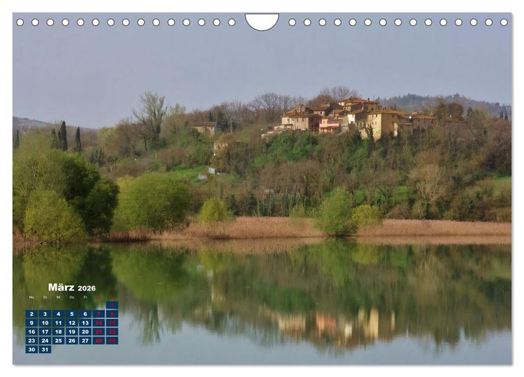 Produktbild: Herrliches Arno Tal - Wanderurlaub in der Toskana (Wandkalender 2026 DIN A4 quer), CALVENDO Monatskalender