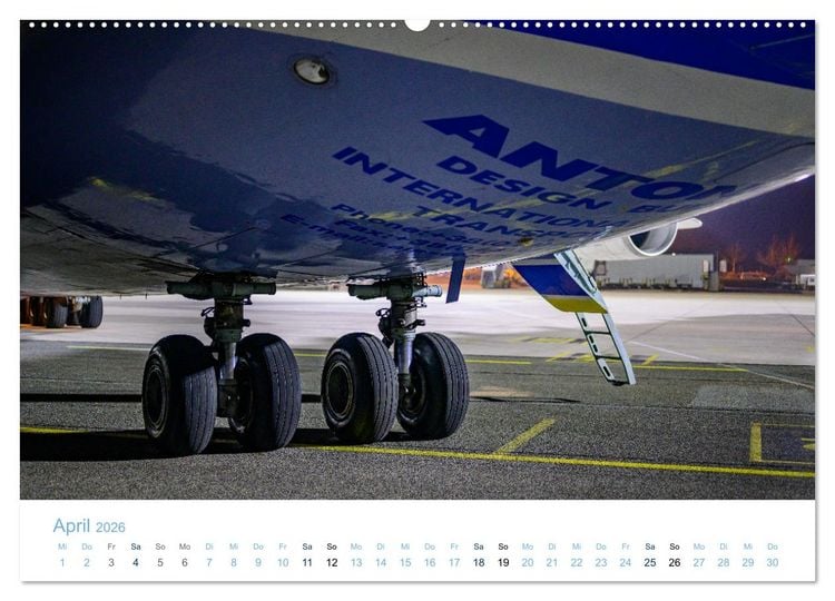 Produktbild: Antonov Airlines, Transportflugzeuge der Superlative (hochwertiger Premium Wandkalender 2026 DIN A2 quer), Kunstdruck in Hochglanz