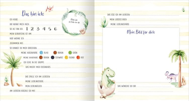 Produktbild: Meine ersten Freunde &ndash; Dinos (Aquarell-Optik)
