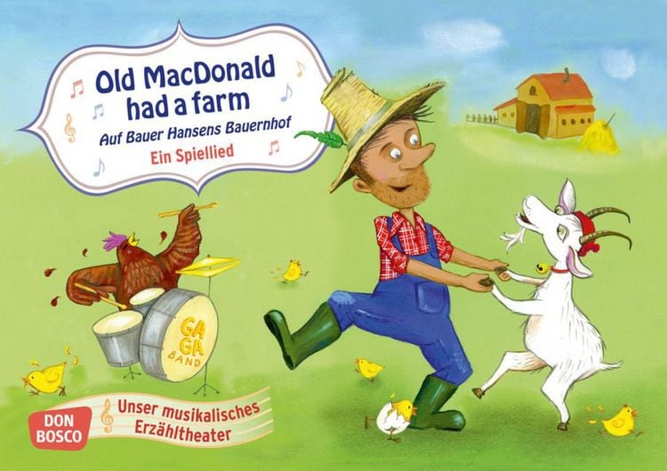 Produktbild: Old MacDonald had a farm. Auf Bauer Hansens Bauernhof. Kamishibai Bildkartenset.
