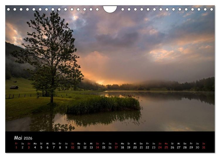 Produktbild: Faszination Morgenlicht (Wandkalender 2026 DIN A4 quer), CALVENDO Monatskalender